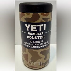 Yeti Rambler Colster in Camo Pattern 16oz HTF